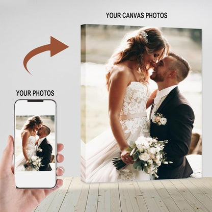 Anjiefo Canvas Prints - Custom Personalized Photo Wall Art | 6" x 8" Canvas Pictures
