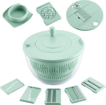 Salad Spinner by [Brand Name] - 5.3Qt Large Lettuce and Fruit Washer with Strainer