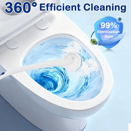 Clorox Toilet Wand Refills - 50 Count 3-Layer Thickened Toilet Brush with 5X Cleaning Power | Fresh Fragrance & 360° Cleaning Efficiency