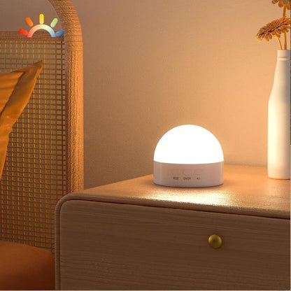 Kintion Portable Night Light - Dimmable 8-Color LED Lamp | Rechargeable 1800mAh Battery, Ideal for Nursery & Kids