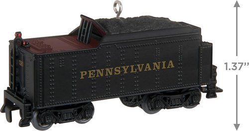 Hallmark Keepsake Christmas Ornament 2023 - Lionel Pennsylvania K4 Tender Metal Train Gift
