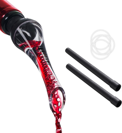 Wine Aerator Pourer and Replacement O-Rings and Air Tubes by Vintorio