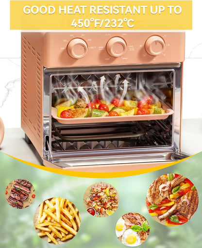 Regine Switzerland 130PCS Air Fryer Liners - Disposable Parchment Paper Sheets for 12.7 Quart Oven