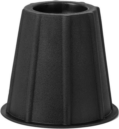 HOME IT Bed Risers - 5 to 6-Inch Super Quality Black Round Shaped | 4-Pack for Under-Bed Storage
