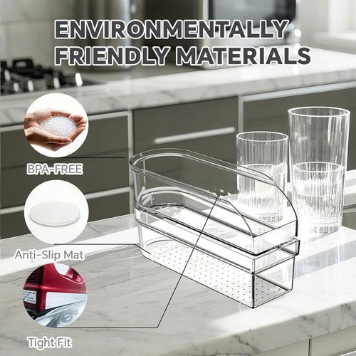 **KitchenAid Hand Mixer Storage Case - Double Layer Acrylic Organizer for KHM5/KHM6/KHM7/KHM9 Series**