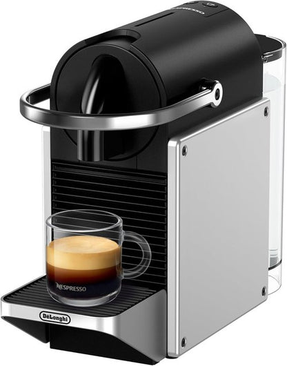 De'Longhi Nespresso Pixie EN127.S - Fully Automatic Coffee Machine with 19 Bar Pressure | Compact Silver Design