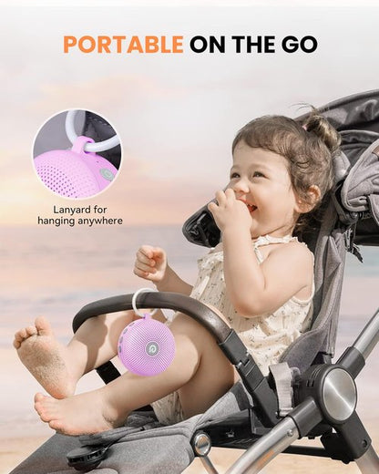 Dreamegg Baby Sleep Soother - Portable White Noise Machine with 21 Soothing Sounds | Ideal for Home & Travel