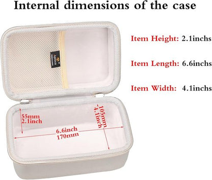 Aproca Travel Iron Case - Portable Storage Bag for Newbealer Mini Dry Iron | Grey (Case Only)