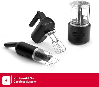 KitchenAid Go™ Cordless Kitchen Bundle - Hand Mixer, Food Chopper & Vacuum in Black Matte