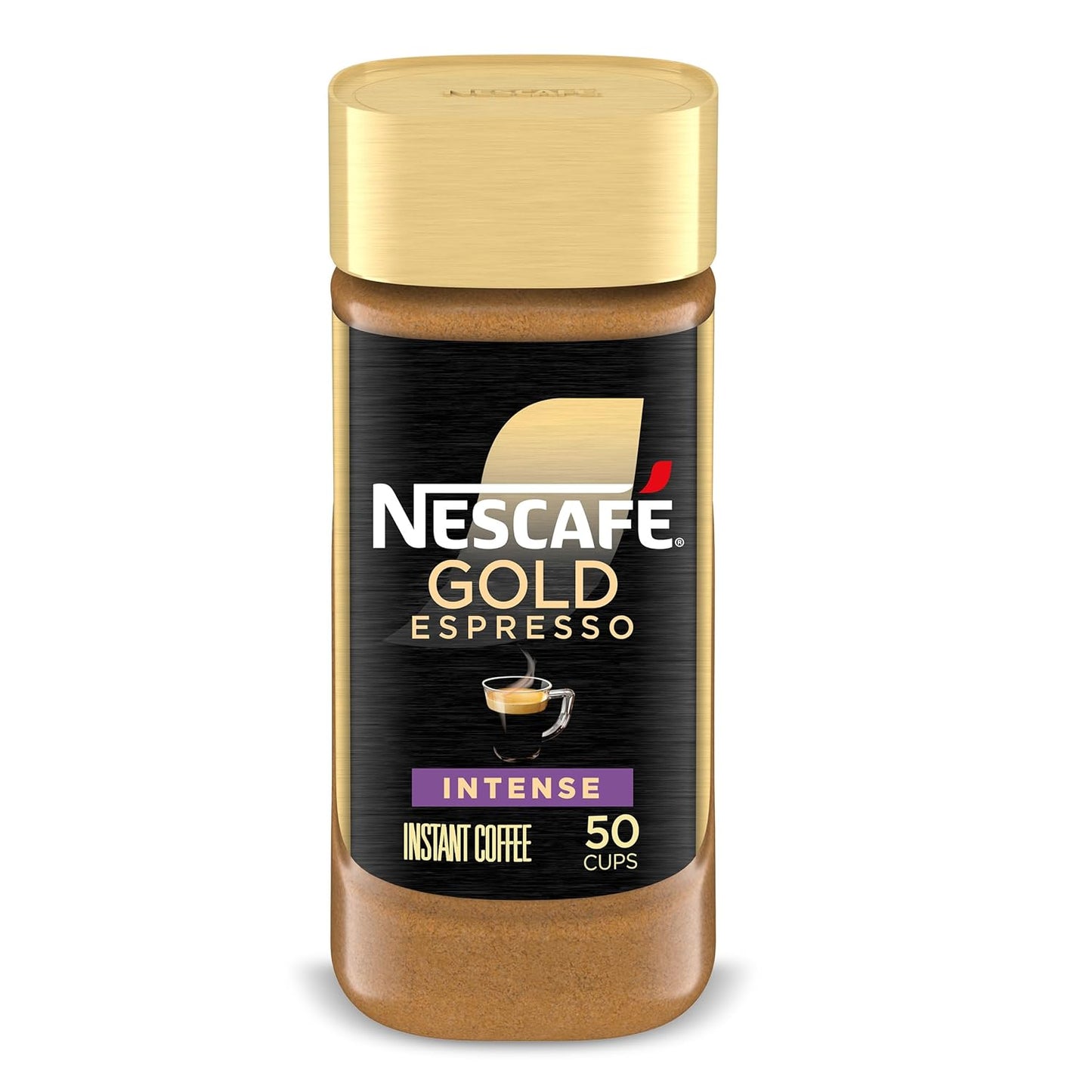 NESCAFÉ Gold Espresso Intense - Premium Instant Coffee, Rich Flavor, 3.5 oz