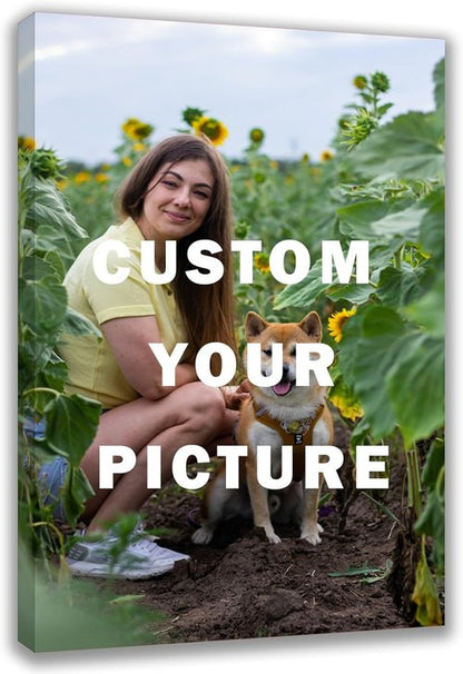 Custom Canvas Prints - Personalized Wall Art for Family & Pets | Framed 8 x 10 Canvas Pictures