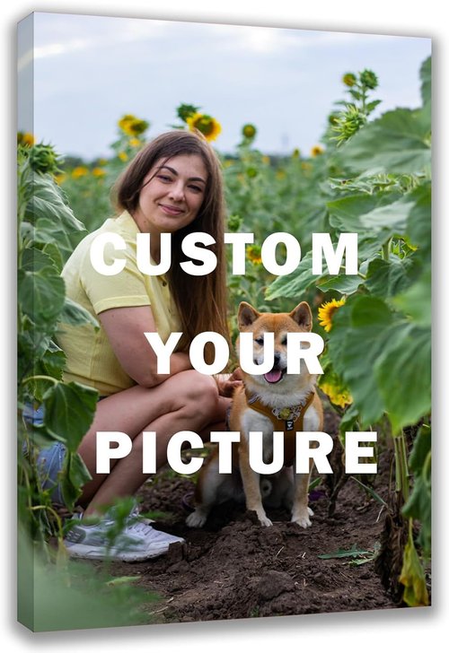 Custom Canvas Prints - Personalized Wall Art for Family & Pets | Framed 8 x 10 Canvas Pictures