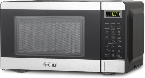 Commercial Chef 0.7 Cu. Ft. Microwave - 700W Countertop with 10 Power Levels & Digital Display