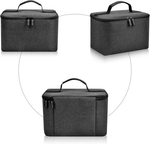 KitchenAid Digital Hand Mixer Carrying Bag - Portable Travel Storage Case for 5/6/7/9 Ultra Power Mixers - Grey