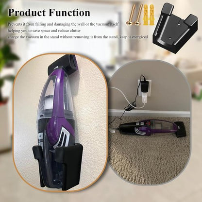 Bissell Wall Mount Vacuum Holder - Space-Saving Docking Station for Pet Hair Eraser Models 2390, 2390A, 2284W, 23903 & Auto-Mate