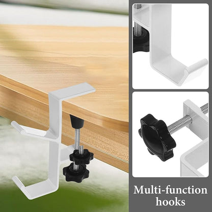 No Slip Mantel Heavy Duty Garland & Stocking Hanger - 8pcs White 2-in-1 for Fireplace & Mantle (Variation: white-8pcs)