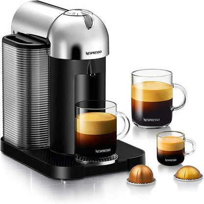 Breville Nespresso Vertuo Coffee & Espresso Maker - Sleek Chrome Design for Perfect Brews