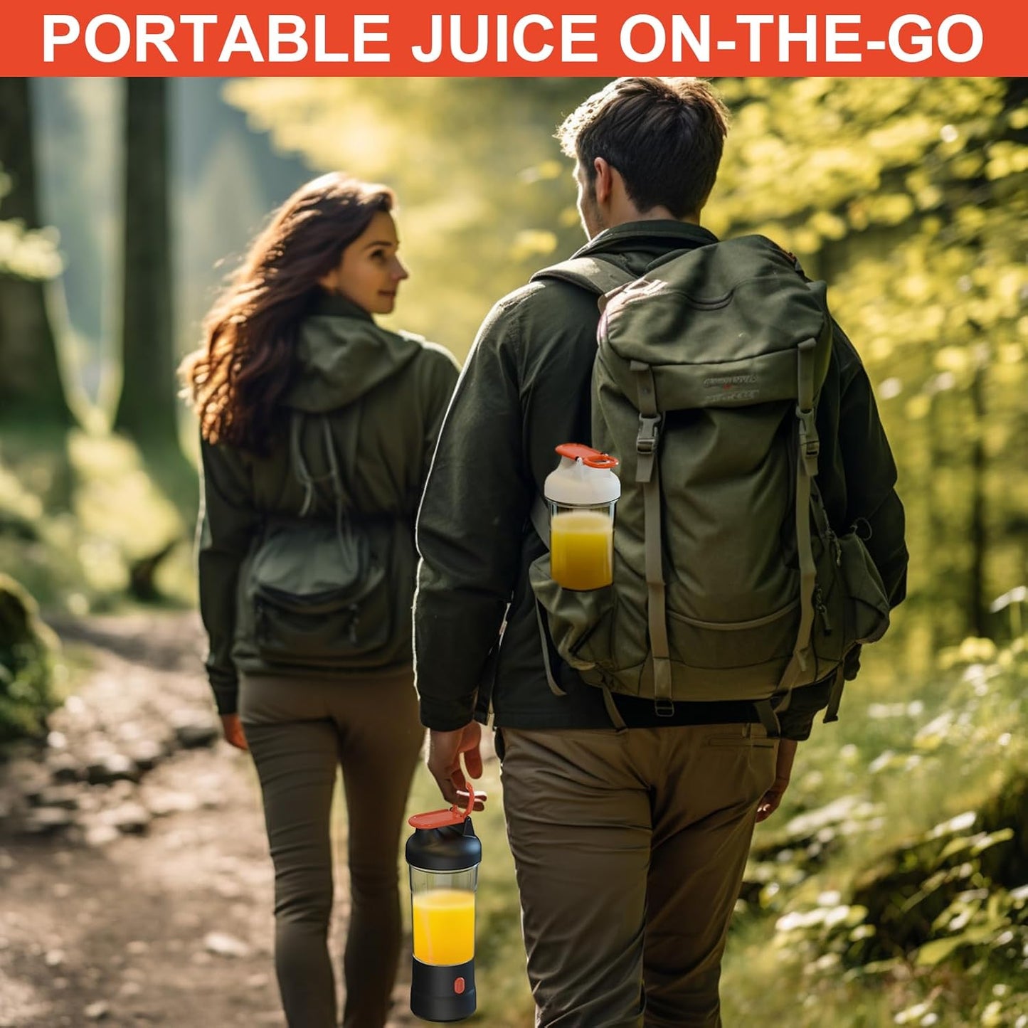 Skiennix Portable Blender - 25oz Personal Smoothie Maker with 6 Blades | USB-C Rechargeable, Black
