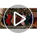 Dark Green Velvet Christmas Stockings Set of 4 - 18 Inch Holiday Decor