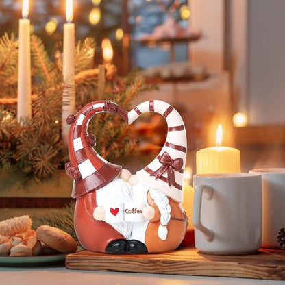 Coffee Gnomes | Charming Gnome Figurines for Coffee Bar Decor - Perfect Home Accessories