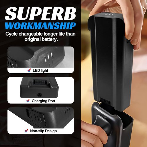 Bissell Replacement Battery - Compatible with PowerClean FurGuard & DualBrush Vacuums | High-Performance 4143, 4141, 1646404
