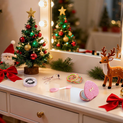 Regine Switzerland | 24-Piece Christmas Beauty & Jewelry Bath Set - Perfect Gift for Women & Girls