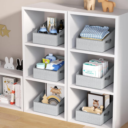 DIMJ Closet Storage Bins - Collapsible Fabric Baskets with Handles for Organizing Toys, Books, and More