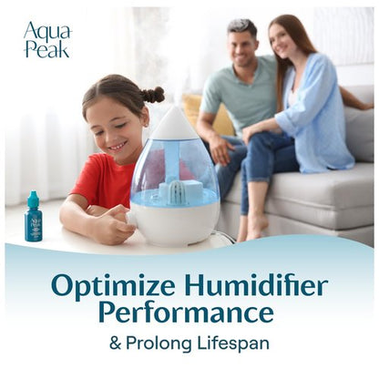 [2-Pack] Humidifier Drops for a Clean Tank - 400+ Uses - Food Grade Humidifier Cleaner - Slows Residue Accumulation and Scaling - Made in USA - Humidifier Water Treatment Cleaning Solution