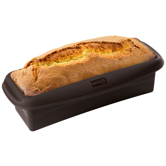 LURCH Germany Flexiform Silicone Bread and Loaf Pan | Non-Stick Silicone Baking Mold for Homemade Cakes, Breads, Meatloaf and Dessert - (7.9" x 2.4" x 2.4")