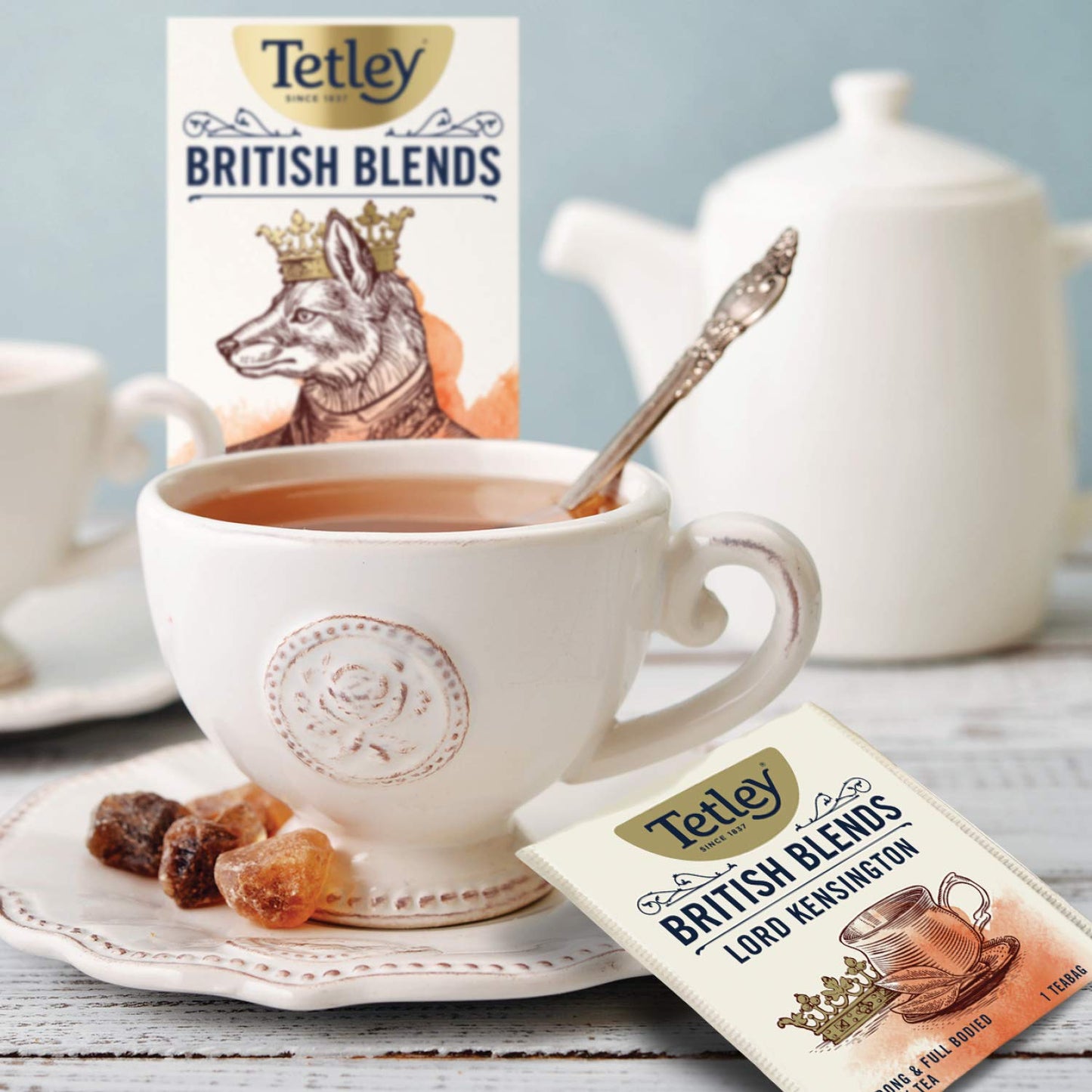 Tetley British Blends Lord Kensington Black Tea, Strong & Full Bodied Tea, 20 Tea Bags (Pack of 6)