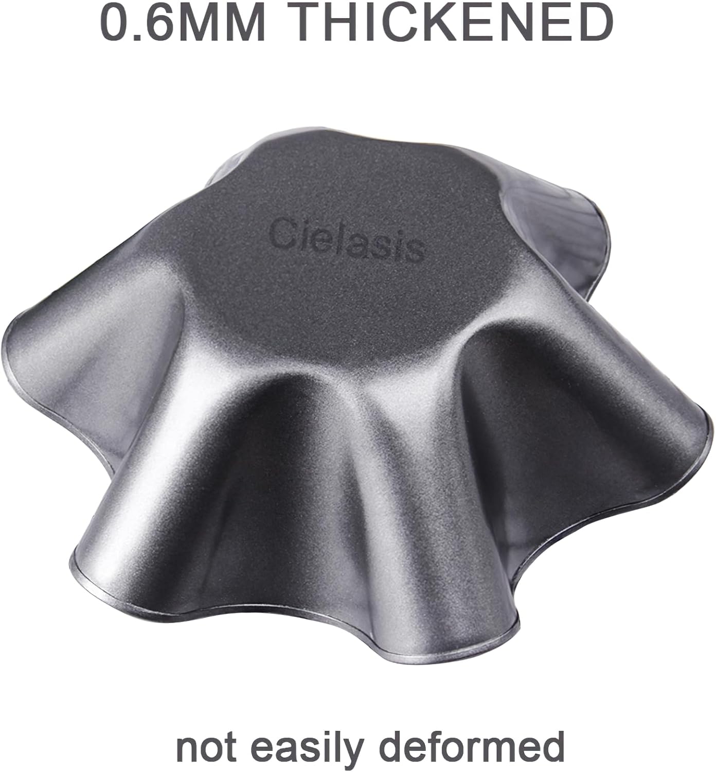 Skiennix 2 Pack Nonstick Taco Shell Bowls - Large Carbon Steel Tortilla Maker for Baking & Frying