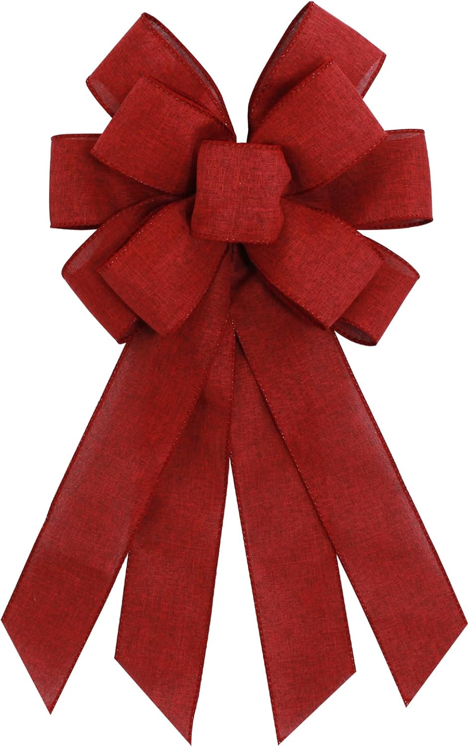 Regine Switzerland Burgundy Red Wreath Bow - Elegant Birthday & Anniversary Decor | Home Front Door Ornament
