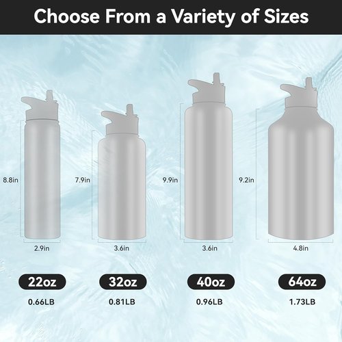HASLE OUTFITTERS 32 oz Insulated Stainless Steel Water Bottle - Double Walled with 2 Lids for Gym & Hiking (Army Green)