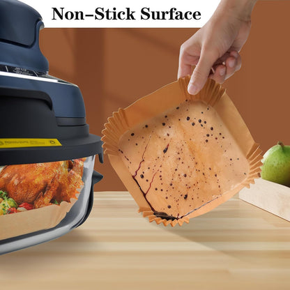 Ninja 260pcs Air Fryer Liners - Disposable Parchment Paper Sheets for Easy Cooking & Cleanup