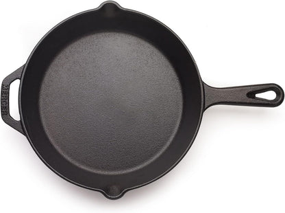 Mercer Culinary Pre-Seasoned Cast Iron Skillet - 10.25-Inch Durable Cooking Essential