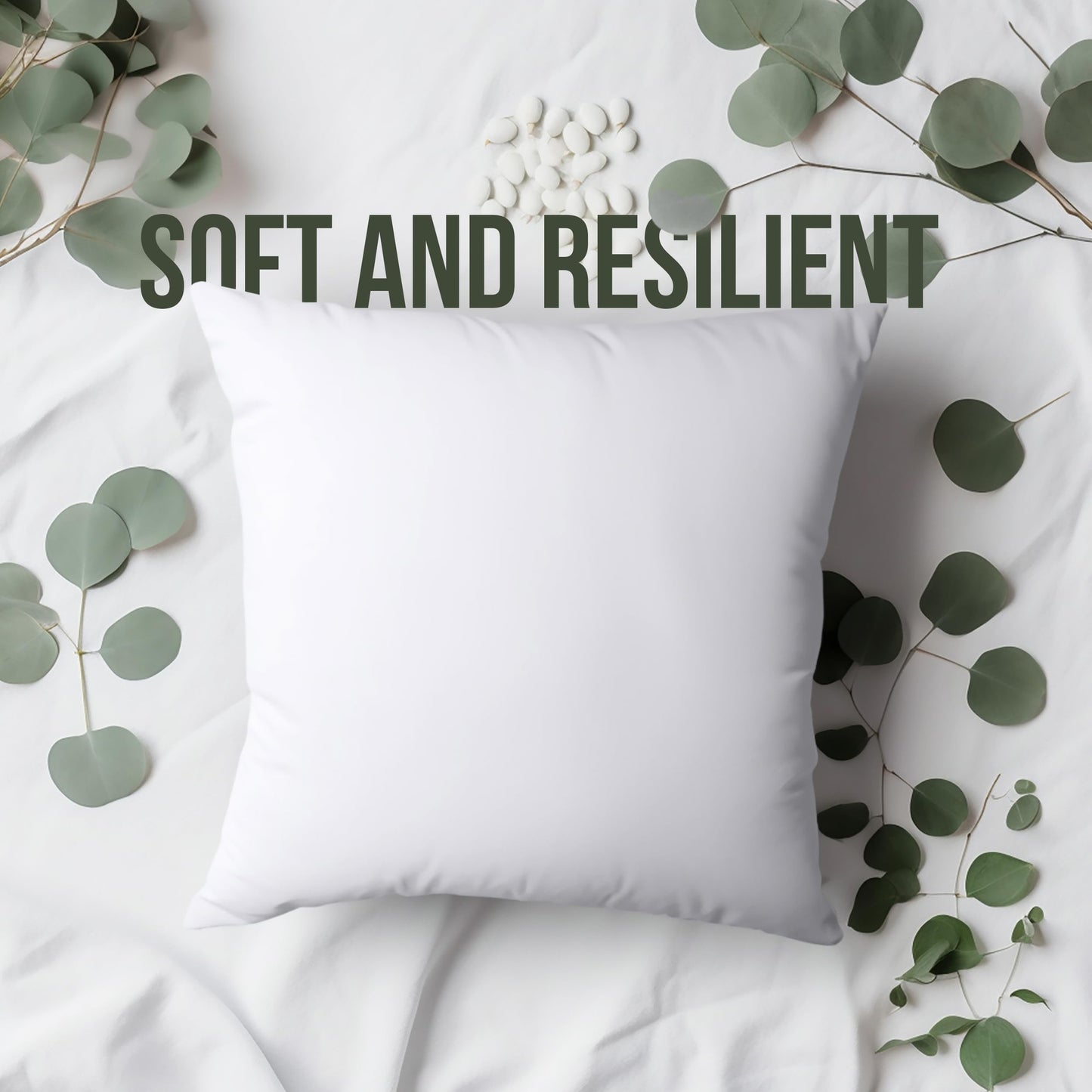 Utopia Bedding Throw Pillows (Set of 1, White) – 20 x 20 Inches Down Alternative Pillows for Bed, Sofa, and Couch - Fluffy Decorative Stuffer Pillow for Indoors & Outdoors