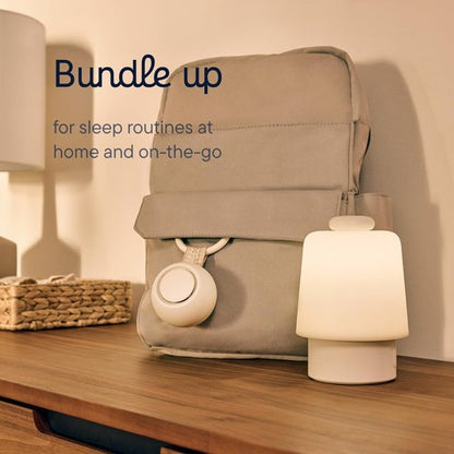 Hatch Go | Portable Sound Machine for Babies and Kids | Sleep Soother | 10 Soothing Sounds | White Noise | Shush | Travel | Registry Gift | Baby Shower | Clips on Stroller | Mint