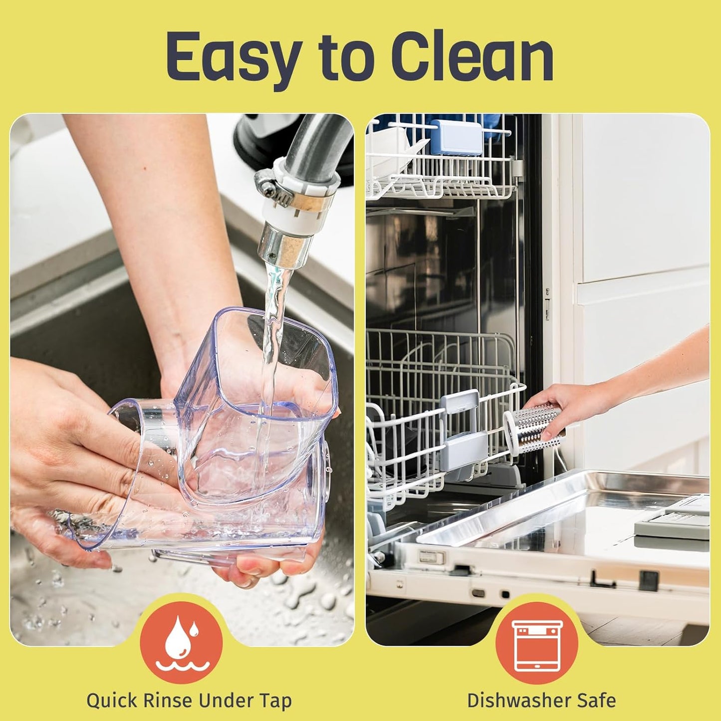 Rotary Cheese Grater - Hand Crank with 3 Interchangeable Blades | Strong Suction Base & No-Cut-Hands Design - Black
