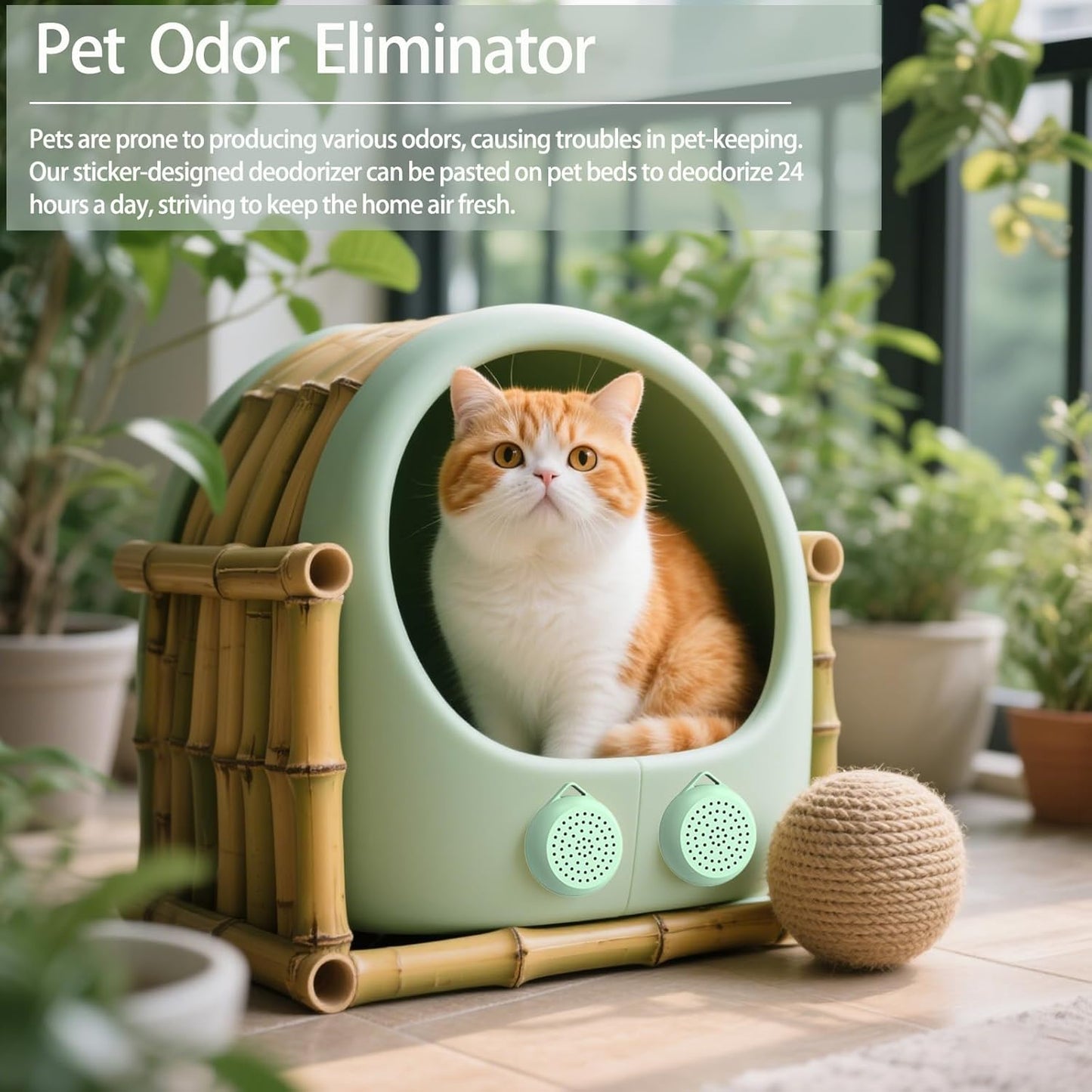 Odor Eliminator | 8 Pack Compact Fragrance-Free Fresheners for Closet, Shoes, Fridge & Pets
