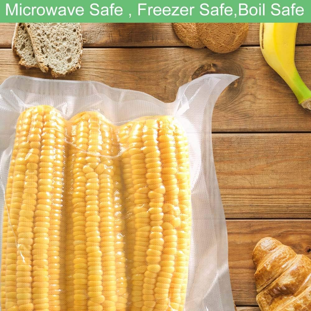 O2frepak Vacuum Sealer Bags - Heavy Duty BPA-Free Rolls, 8"x20" & 11"x20" | Perfect for Sous Vide Cooking