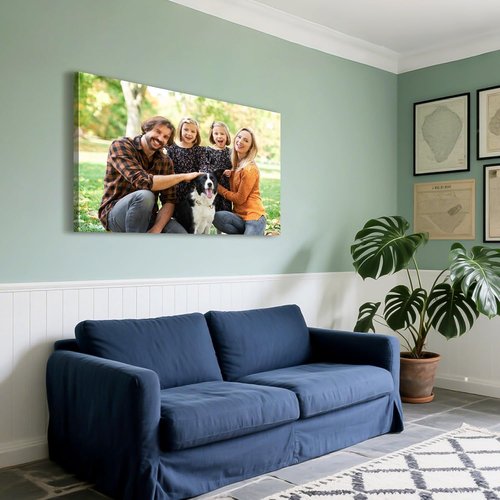 Custom Canvas Prints by [Brand Name] - Personalized Photo Wall Art for Weddings, Family, and Home Decor | 28x20