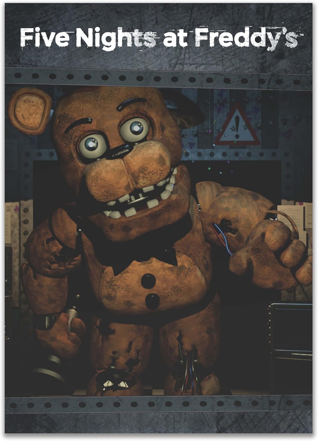 PhatMojo Five Nights at Freddy's Freddy Fazbear Animatronic Bundle - 11 Items with Blinking Eyes, Lights & Sounds