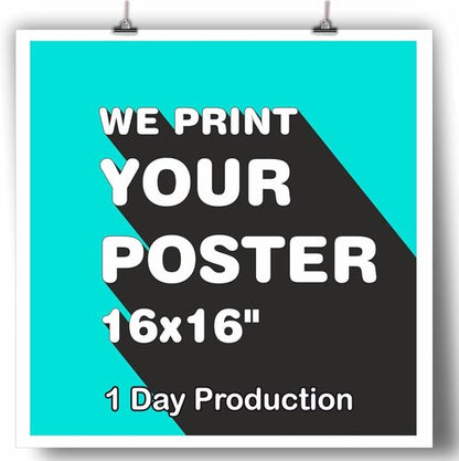 Custom Poster Print - Create Your Own Personalized Photo Poster | 16 x 16 Size