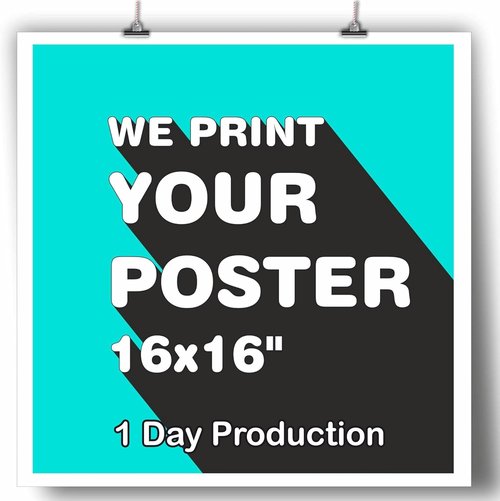 Custom Poster Print - Create Your Own Personalized Photo Poster | 16 x 16 Size