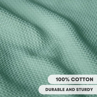 Artoid Mode 100% Cotton Kitchen Dish Cloths - Ultra Soft & Absorbent | Light Green, 12x12 Inch, Set of 6