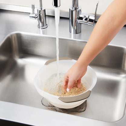 OXO Good Grips Colander - Efficient Rice & Small Grains Washing Tool | Durable Design