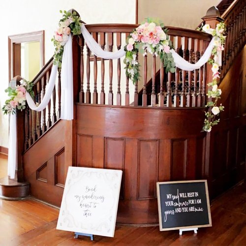 Lavender Chiffon Draping Fabric by Skiennix - 20 FT Sheer Wedding Arch Backdrop Curtain for Events