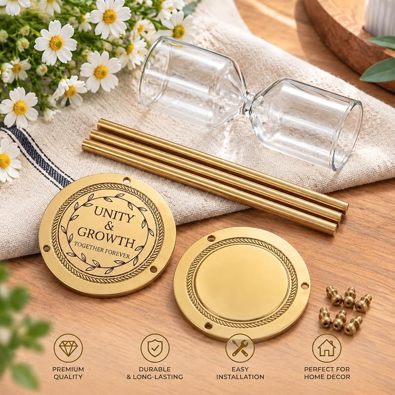 Personalized Engraved Vintage Hourglass Urn for Ashes – Memorial Sand Clock