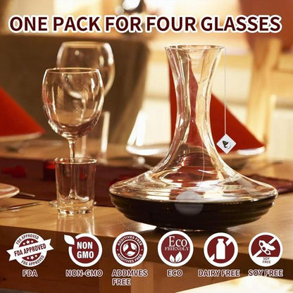 4Pcs Wine Filter Bags Purifier Wine Filters Remover Histamines, Wine Lovers Accessories Party Gifts