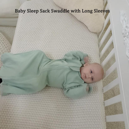 **Transition Swaddle | Baby Sleep Sack 0-3 Months - Arms Up Design with Mitten Cuffs, 2-Pack, 100% Cotton**